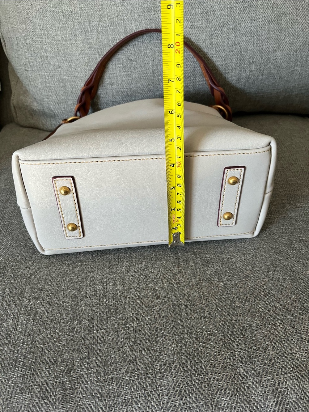 Dooney & Bourke Florentine Hobo Ecru - Picture 6 of 14